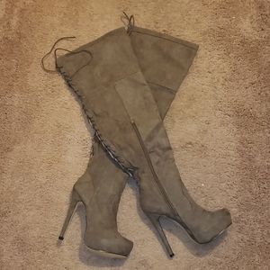 Over the knee boots